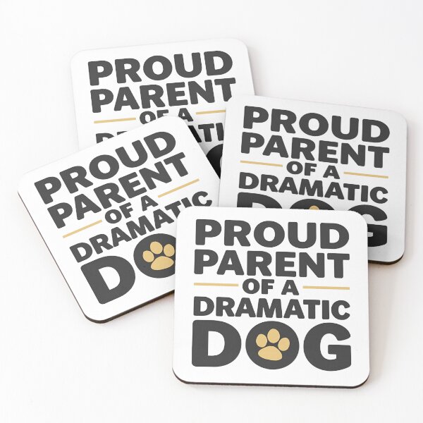 Item preview, Proud Parent of a Dramatic Dog T‑Shirt – Funny Dog Parent Tee, Overly Dramatic Pup Humor, Dog Mom Dad Gift designed and sold by GAIDREDA.