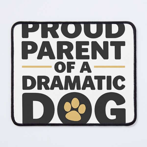 Item preview, Proud Parent of a Dramatic Dog T‑Shirt – Funny Dog Parent Tee, Overly Dramatic Pup Humor, Dog Mom Dad Gift designed and sold by GAIDREDA.