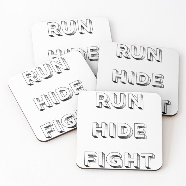 Item preview, RUN HIDE FIGHT designed and sold by TheLastGarden.