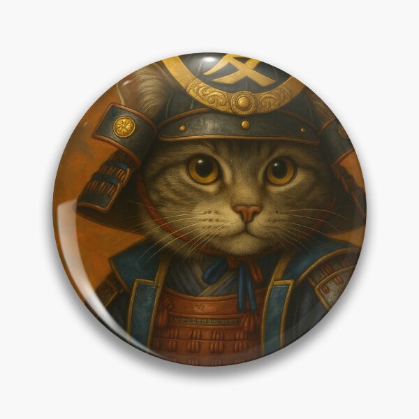 Item preview, Cat Samurai of Love and Honor designed and sold by ポチDX.