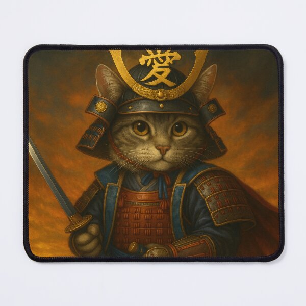Item preview, Cat Samurai of Love and Honor designed and sold by ポチDX.