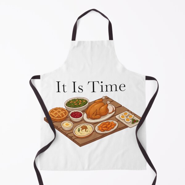 Item preview, It is Time, Thanksgiving, Christmas, Holidays, Meals, Food Premium Tri-Blend designed and sold by ROOFY-HK.