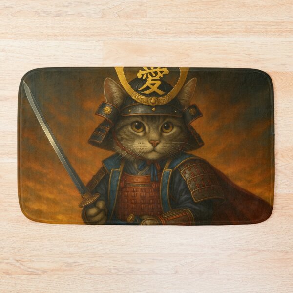 Item preview, Cat Samurai of Love and Honor designed and sold by ポチDX.