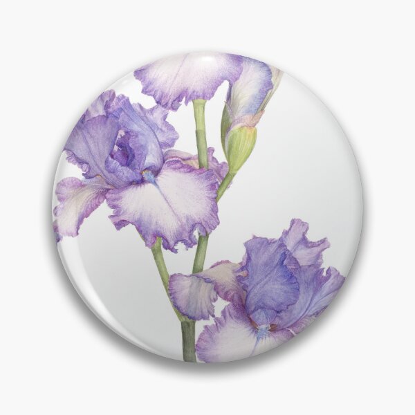 Item preview, Purple Iris Flower designed and sold by HaidiBeard.