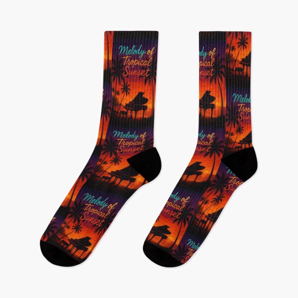 Item preview, Melody of Tropical Sunset designed and sold by Les-Ink-Studio.