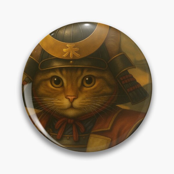 Item preview, Samurai Cat of the Rising Sun designed and sold by ポチDX.