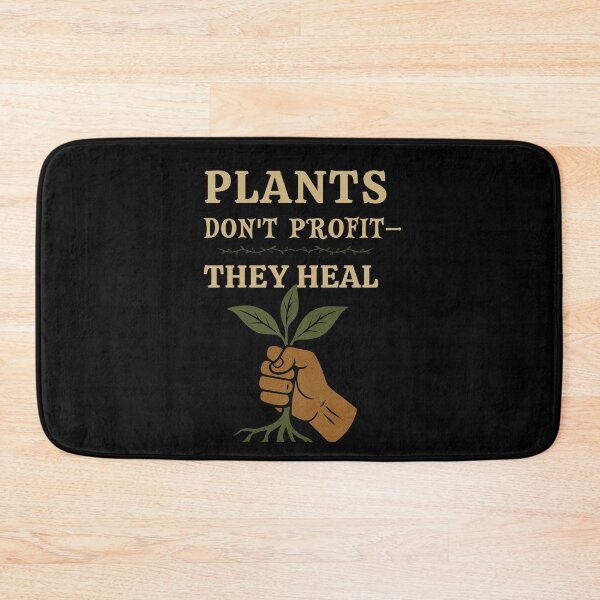 Item preview, Plants Don’t Profit — They Heal (Eco Activist T-Shirt) designed and sold by bazstees54.