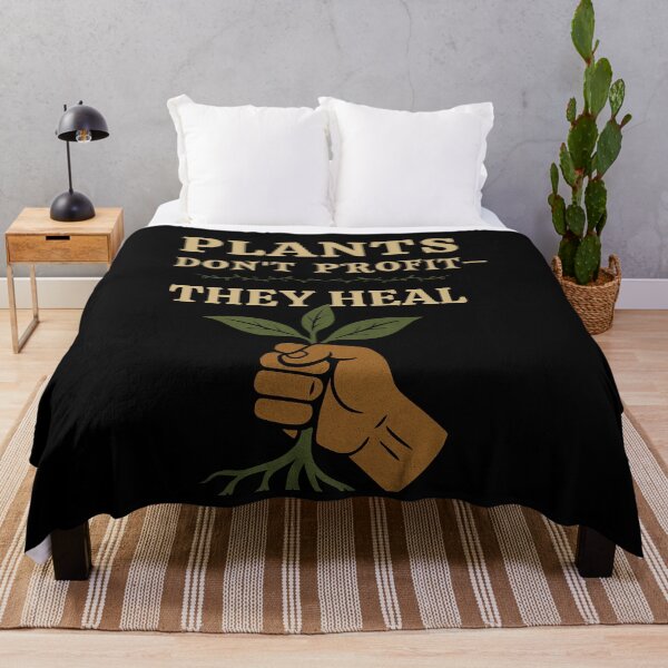 Item preview, Plants Don’t Profit — They Heal (Eco Activist T-Shirt) designed and sold by bazstees54.