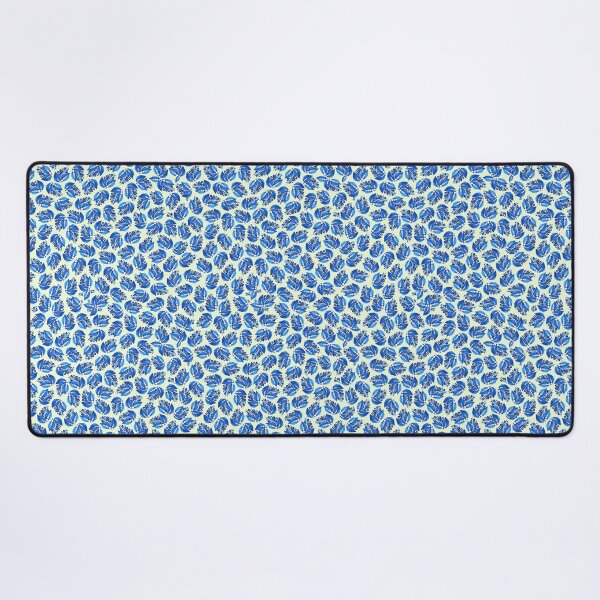 Item preview, blue twigs floral pattern. blue leaves Ukrainian pattern, Petrykivka style, author's drawing. Ukrainian art. designed and sold by Sunflower-7.