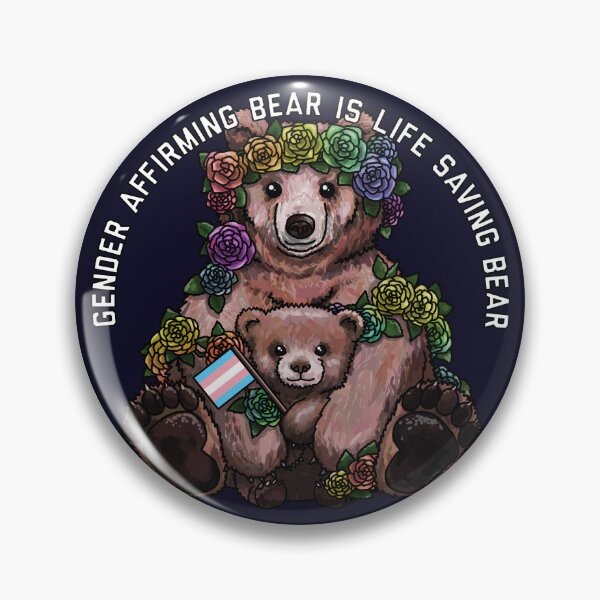 Item preview, Gender Affirming Bear designed and sold by Art by Veya.