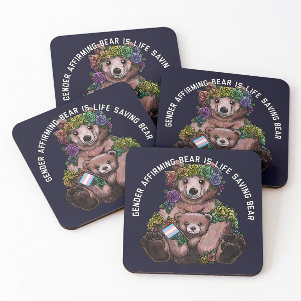 Item preview, Gender Affirming Bear designed and sold by Art by Veya.