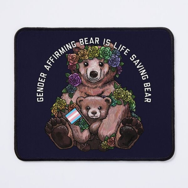 Item preview, Gender Affirming Bear designed and sold by Art by Veya.