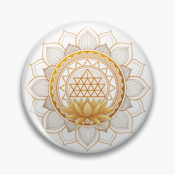 Item preview, Shri Yantra radiating golden energy . designed and sold by Lucky 777.