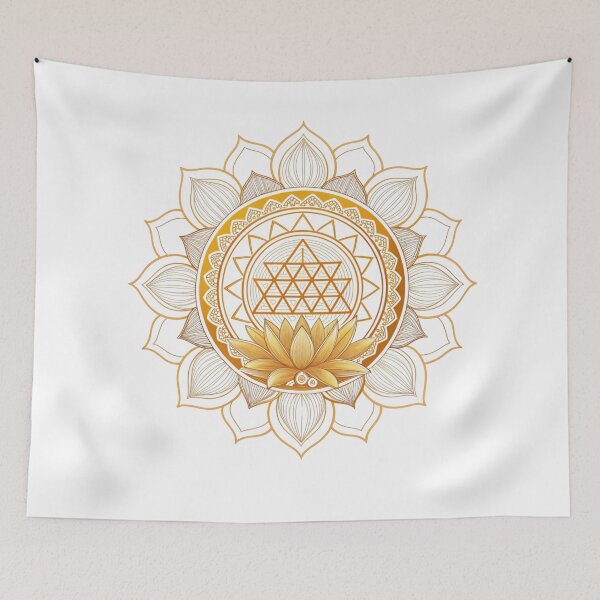 Item preview, Shri Yantra radiating golden energy . designed and sold by Lucky 777.