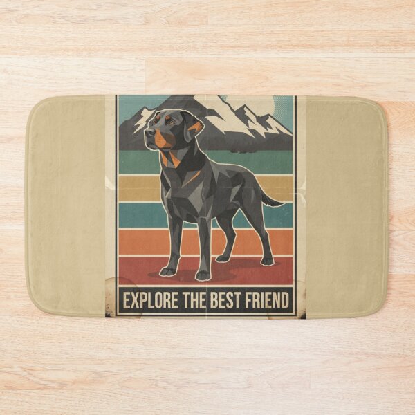 Item preview, Labrador Negro Noble Montaña Vintage Cartel designed and sold by bsbd-action.