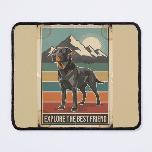 Item preview, Labrador Negro Noble Montaña Vintage Cartel designed and sold by bsbd-action.
