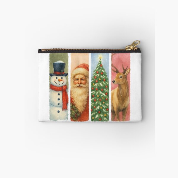 Item preview, Classic Christmas Holiday Characters Watercolor Illustration designed and sold by ArtfulWeave.