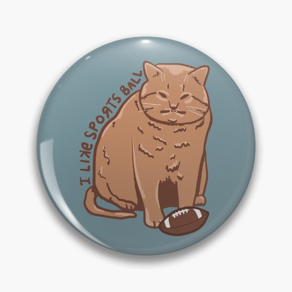 Item preview, Sportsball Cat designed and sold by KilkennyCat Art.