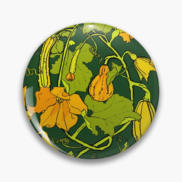 Item preview, cucurbits - trailing pumpkin vines designed and sold by kobyakov.