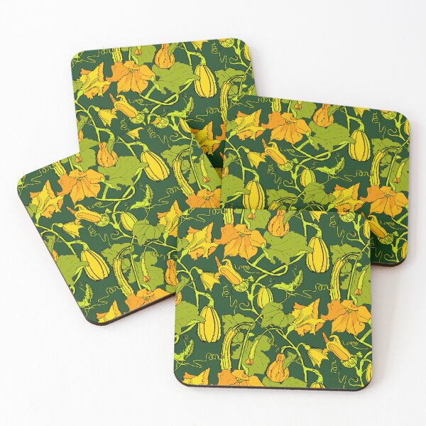 Item preview, cucurbits - trailing pumpkin vines designed and sold by kobyakov.
