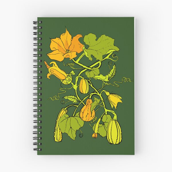 Item preview, cucurbits - trailing pumpkin vines designed and sold by kobyakov.