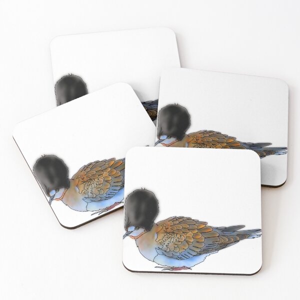 Item preview, Turtle Dove in Bearskin Hat - animalzinhats  designed and sold by Ashley’sAnimalz.