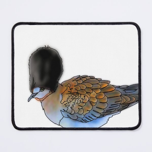 Item preview, Turtle Dove in Bearskin Hat - animalzinhats designed and sold by Ashley’sAnimalz.