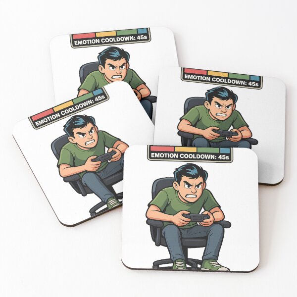 Item preview, Emotionally On Cooldown – Sarcastic Gamer Meme designed and sold by ShirtHatch.