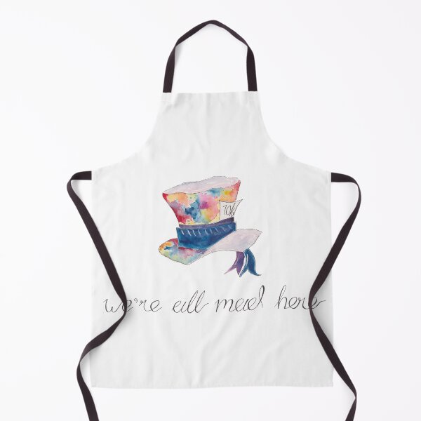 Item preview, We're All Mad Here - Alice in Wonderland Mad Hatter designed and sold by The Orangutan Gallery.