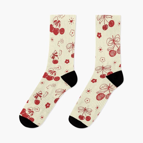 Item preview, Cherry Hearts (Cream Version) designed and sold by brozziedesigns.