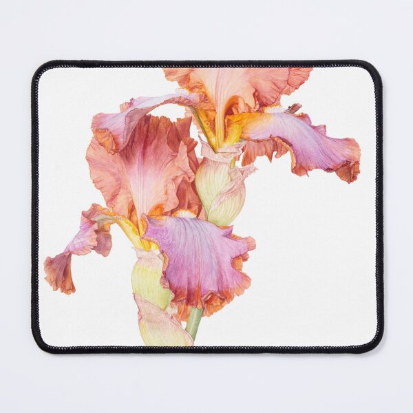 Item preview, Orange and purple Iris Flower designed and sold by HaidiBeard.