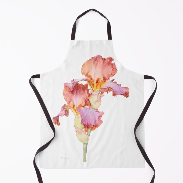 Item preview, Orange and purple Iris Flower designed and sold by HaidiBeard.