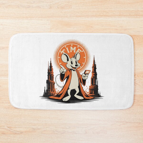 Item preview, Zippy Time-Keeper Mouse Illustration designed and sold by Zippy Creation.