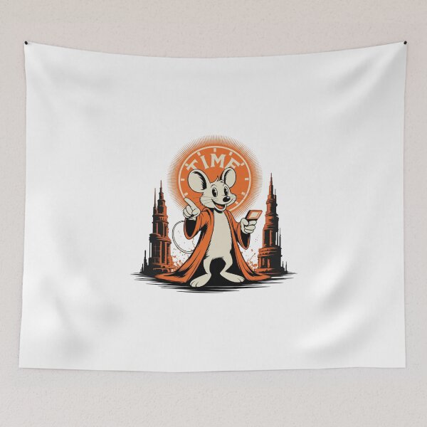 Item preview, Zippy Time-Keeper Mouse Illustration designed and sold by Zippy Creation.
