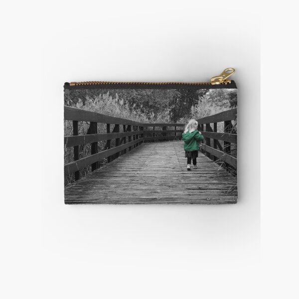 Item preview, Green Jacket on the Bridge  designed and sold by rsangsterkelly.