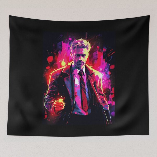 Item preview, John Constantine Neon Lights designed and sold by ScorpiosGraphx.