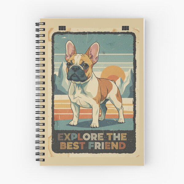 Item preview, Bulldog Francés Aventura Montaña Cartel Retro designed and sold by bsbd-action.