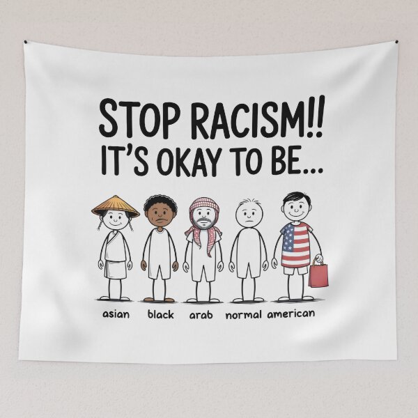Item preview, STOP RACISM!! designed and sold by Firas Aljazzar.