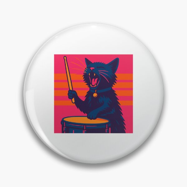 Item preview, Synthwave Cat Rocker  designed and sold by threeABinks.