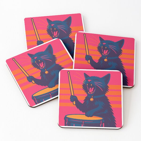 Item preview, Synthwave Cat Rocker  designed and sold by threeABinks.