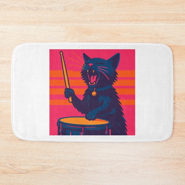 Item preview, Synthwave Cat Rocker  designed and sold by threeABinks.