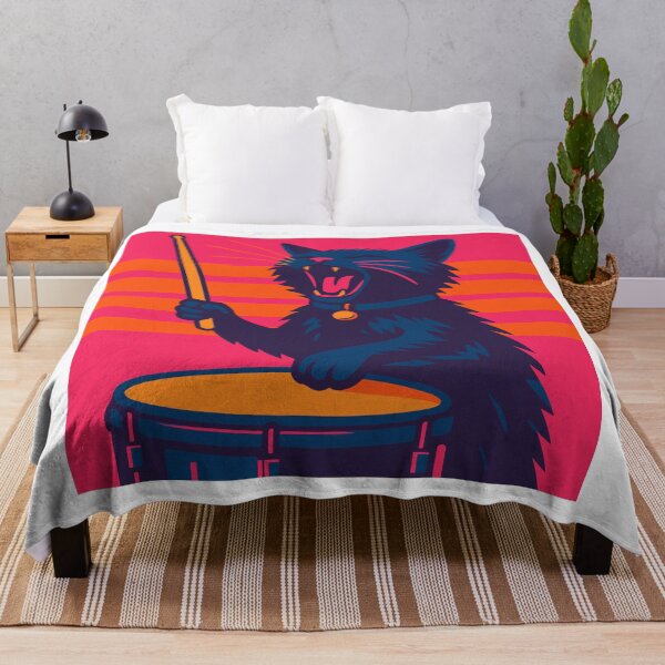 Item preview, Synthwave Cat Rocker  designed and sold by threeABinks.