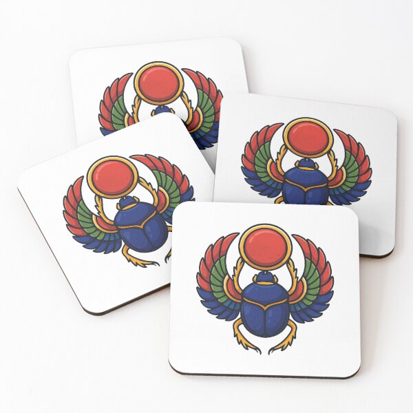 Item preview, Pharaonic Scarab with Sun Disk – Ancient Egyptian Symbol designed and sold by luckyyouth.
