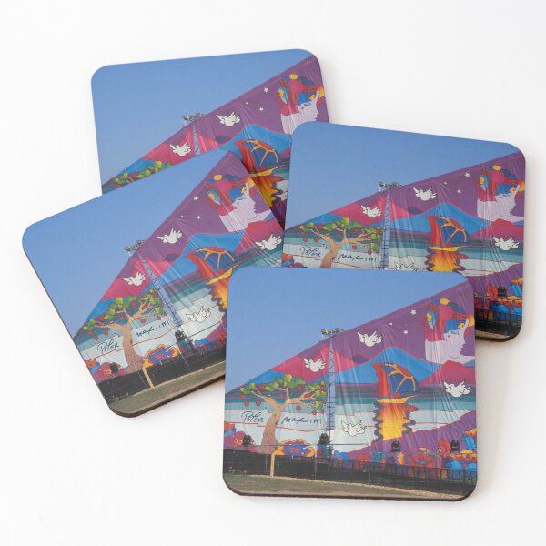 Item preview, Staging Artwork by Peter Max At Woodstock 99 - Photograph designed and sold by ConcertImages.