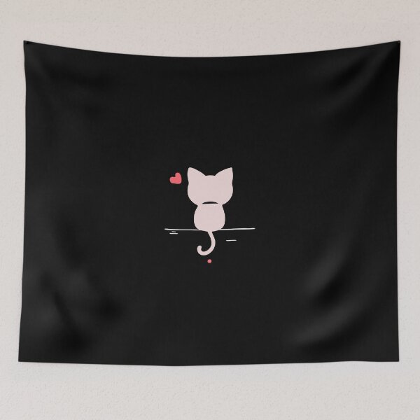 Item preview, Cat heart (fo) designed and sold by XUSRedbubble.