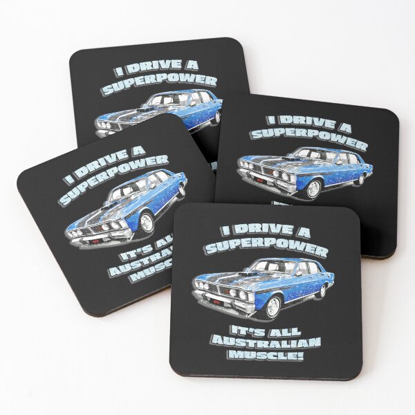 Item preview, Ford Falcon XY GT – Australian Muscle Car Art – I Drive a Superpower designed and sold by Michael van der Hoorn.