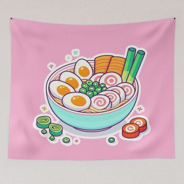 Item preview, Cute Kawaii Ramen Bowl – Adorable Anime Manga Noodle Lover Design designed and sold by Sugar Wisdom .