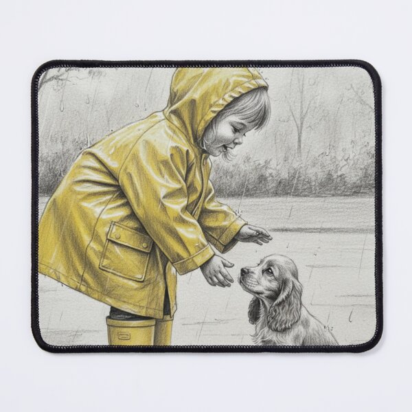 Item preview, The girl and puppy designed and sold by SueQsArt.