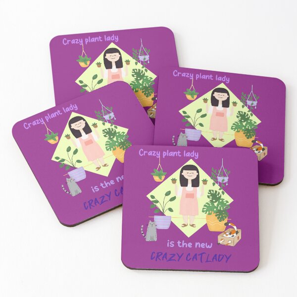 Item preview, Crazy plant lady is the new Crazy cat lady designed and sold by PurpleLupine.