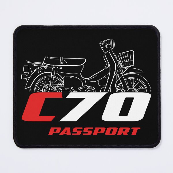 Item preview, Honda C70 Passport 1970-1984 for bikers, Motorcycle designed and sold by ThrottleArts.